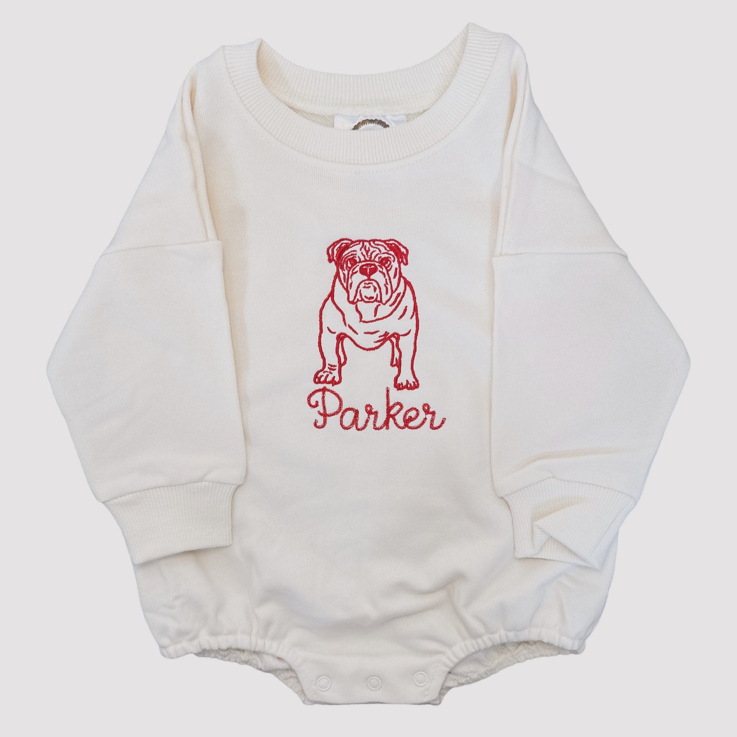 Bulldog Sweatshirt Bubble