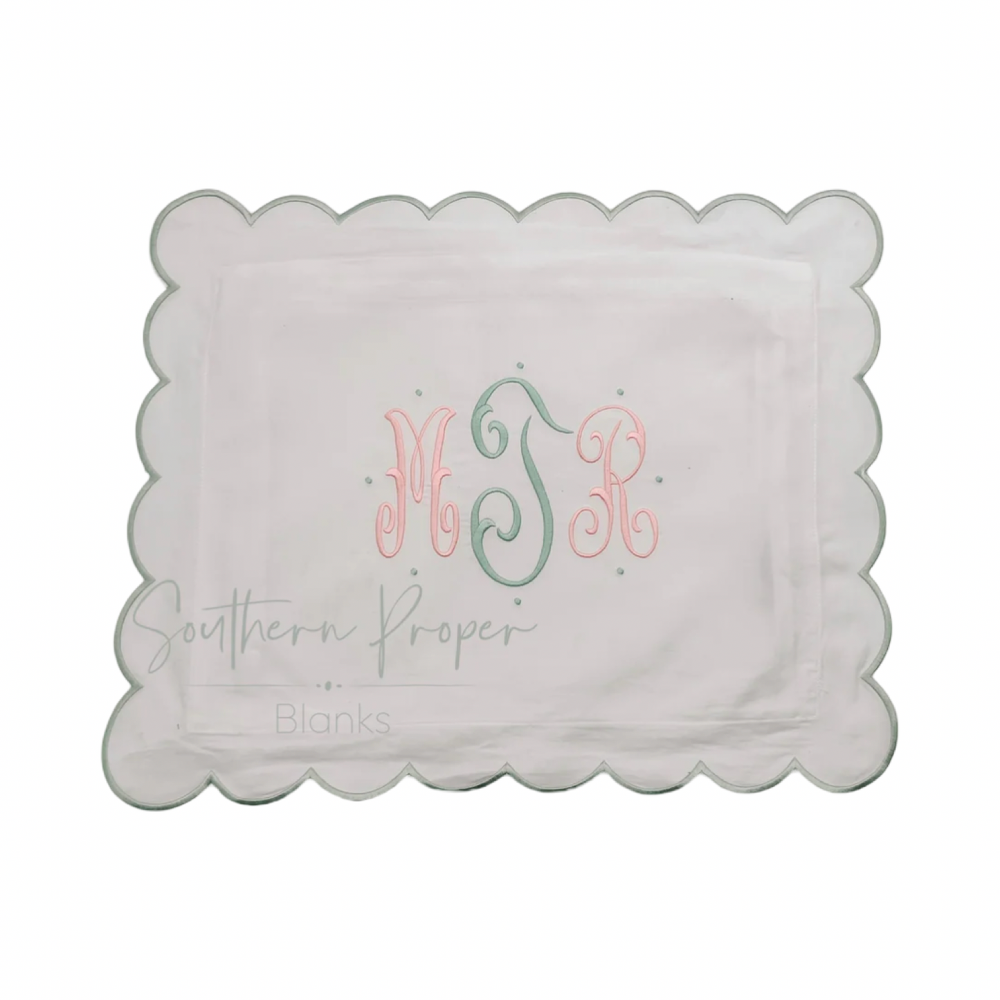 Monogrammed Nursery Pillow (Cover Only)