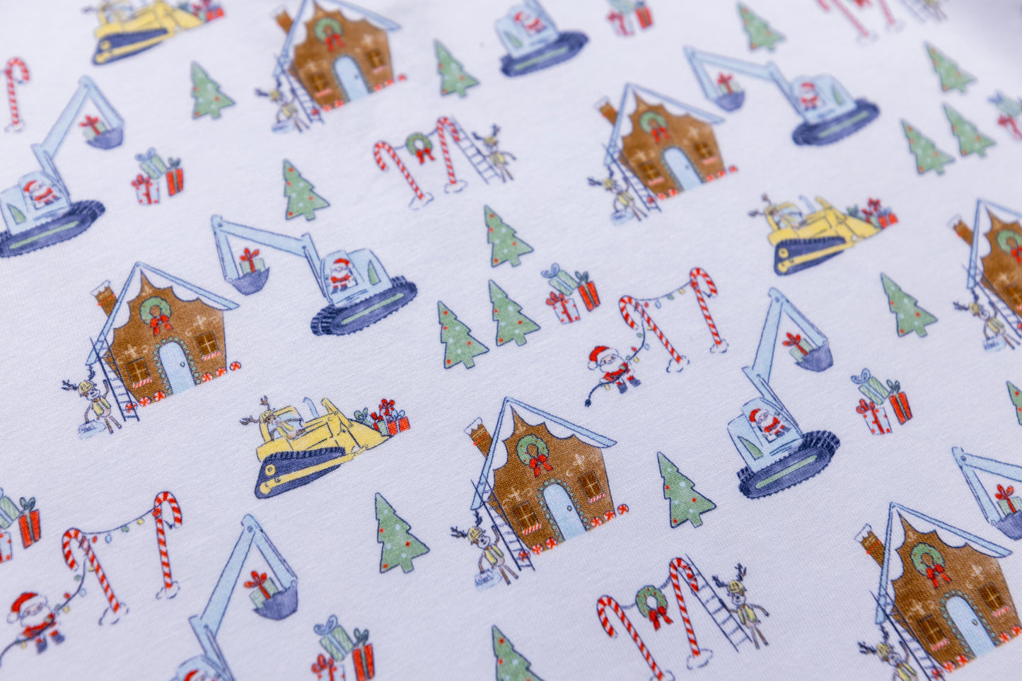 Constructing Christmas PJ Set