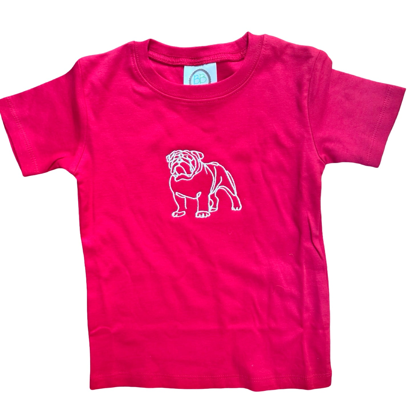 Bulldog Outline Youth Tee