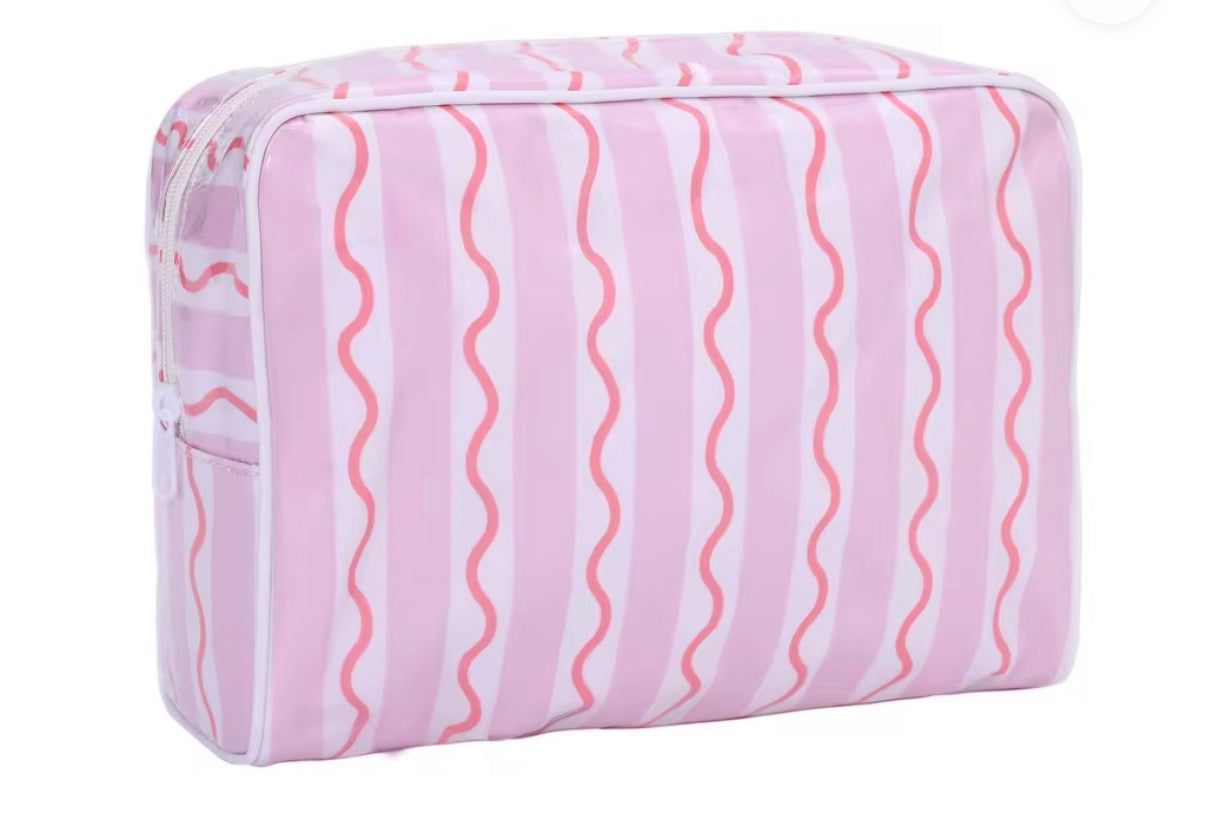 Appliqué Large Cosmetic Bag