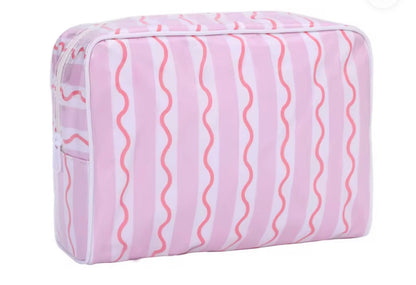 Appliqué Large Cosmetic Bag