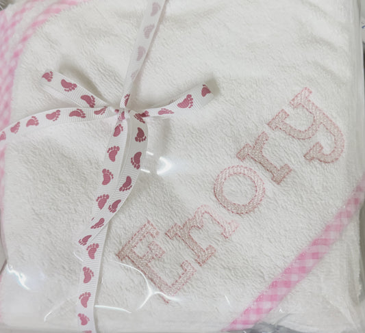 Monogrammed Baby Towel