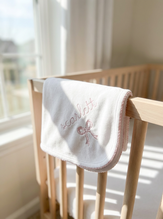 Monogrammed Baby Blanket