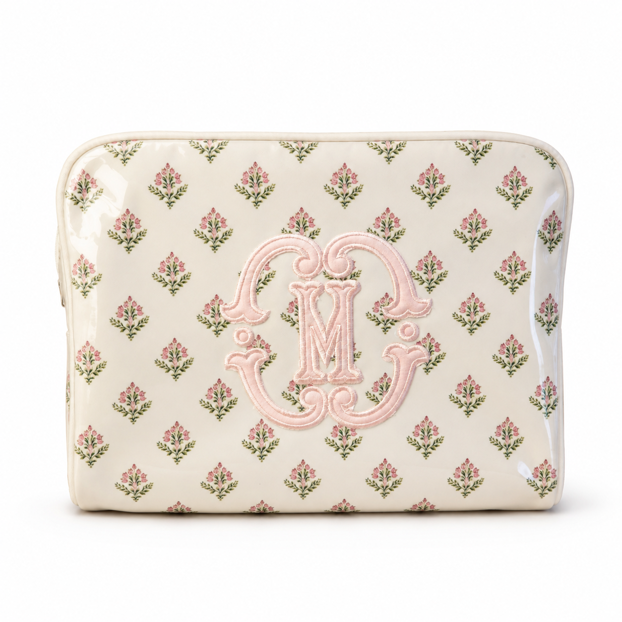 Appliqué Large Cosmetic Bag