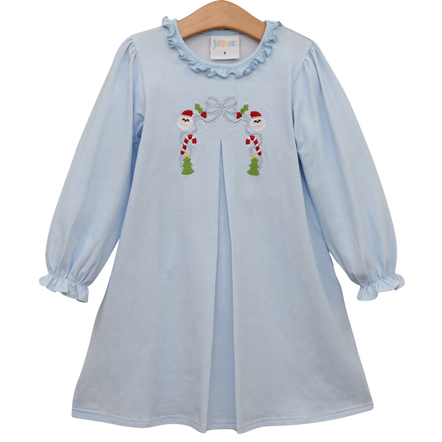 A Classic Christmas Pleated Dress