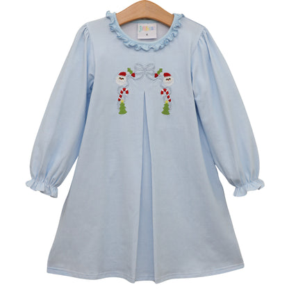 A Classic Christmas Pleated Dress
