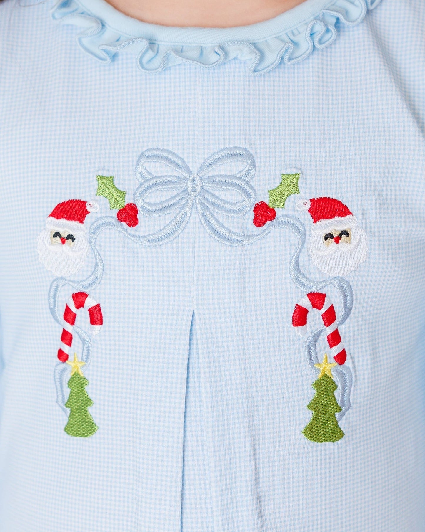 A Classic Christmas Pleated Dress