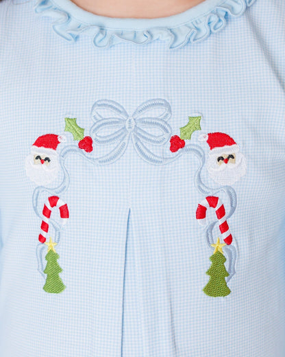 A Classic Christmas Pleated Dress