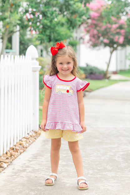 Jellybean Bus Stop Ruffle Set