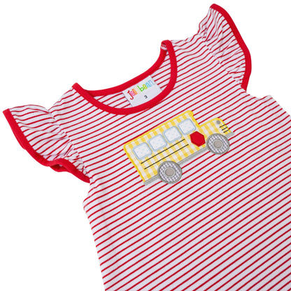 Jellybean Bus Stop Ruffle Set