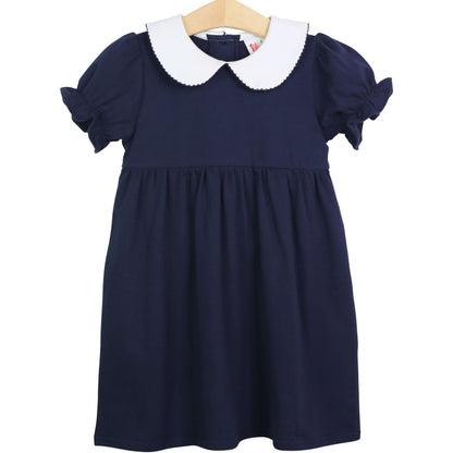 Jellybean Charlotte Dress-Navy