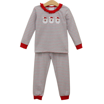 Christmas Candy Striped Santa Set