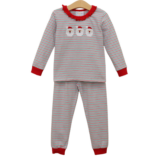 Christmas Candy Striped Santa Set