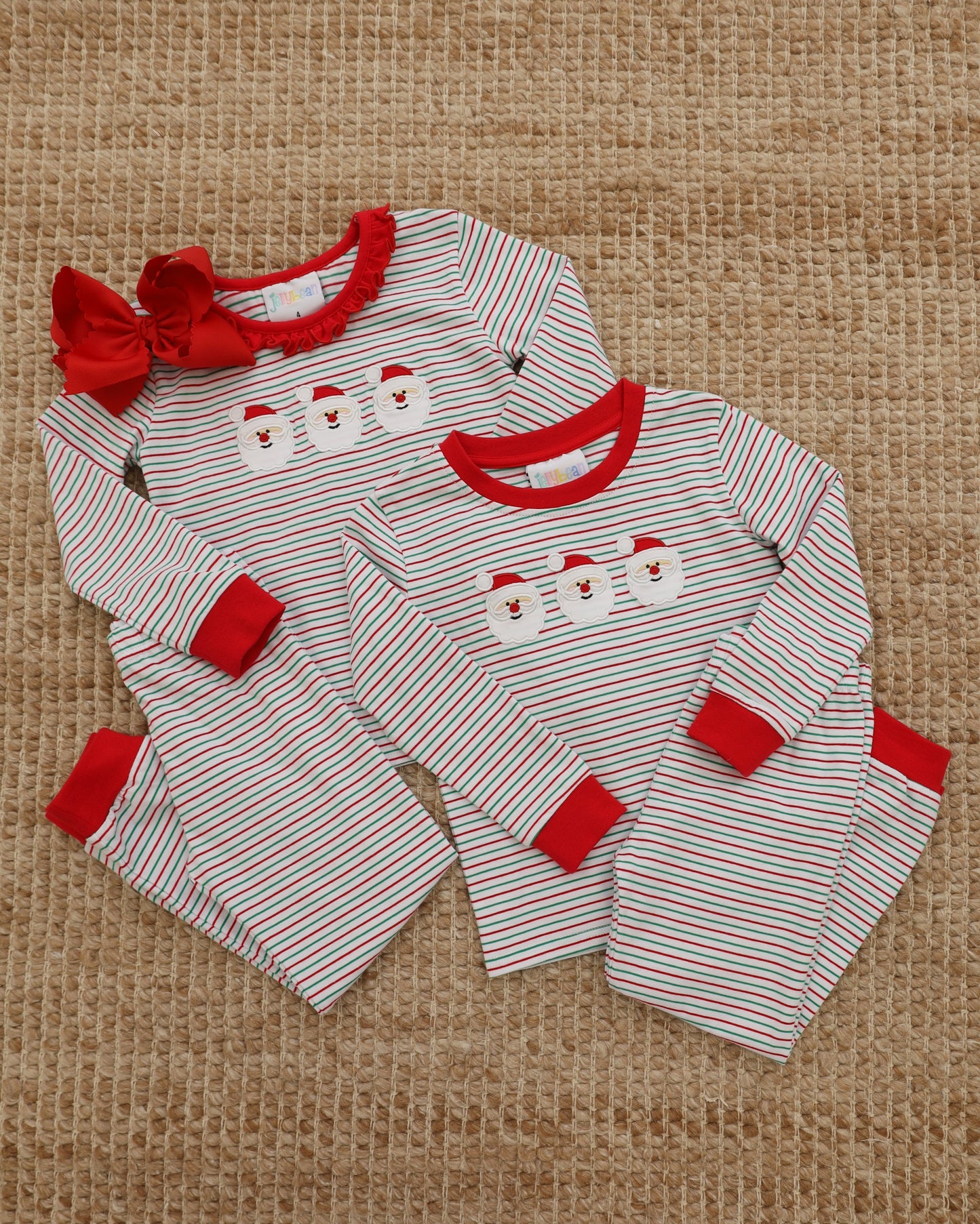 Christmas Candy Striped Santa Set