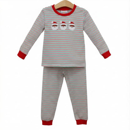 Christmas Candy Striped Santa Set