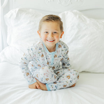 Constructing Christmas PJ Set