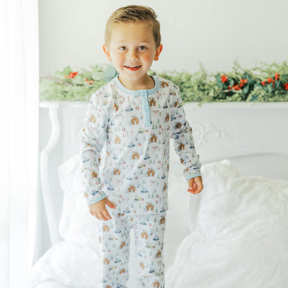 Constructing Christmas PJ Set