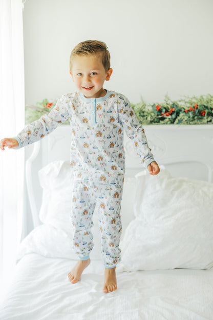 Constructing Christmas PJ Set