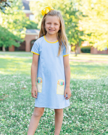 Jellybean Crayon Pocket Dress