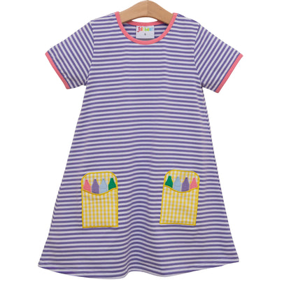 Jellybean Crayon Pocket Dress