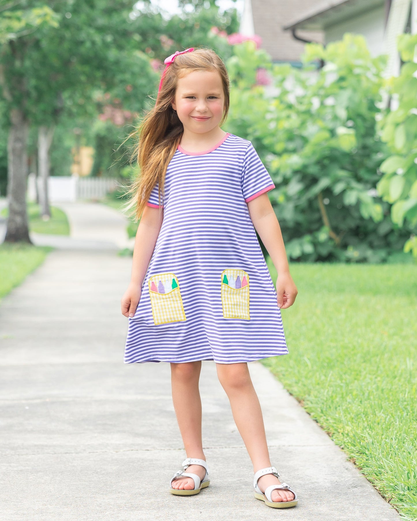 Jellybean Crayon Pocket Dress
