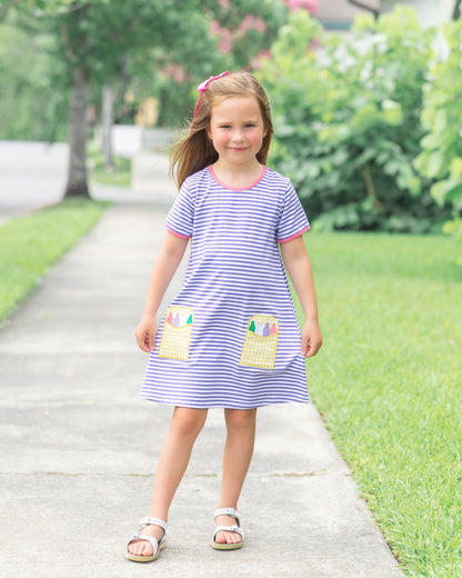 Jellybean Crayon Pocket Dress