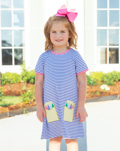 Jellybean Crayon Pocket Dress