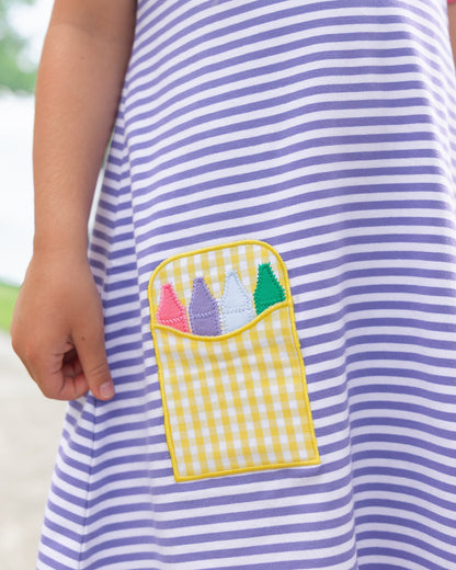 Jellybean Crayon Pocket Dress