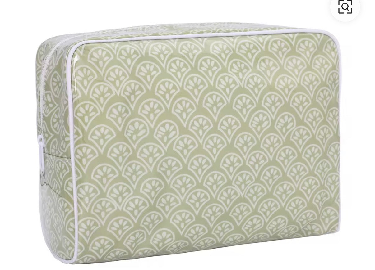 Appliqué Large Cosmetic Bag