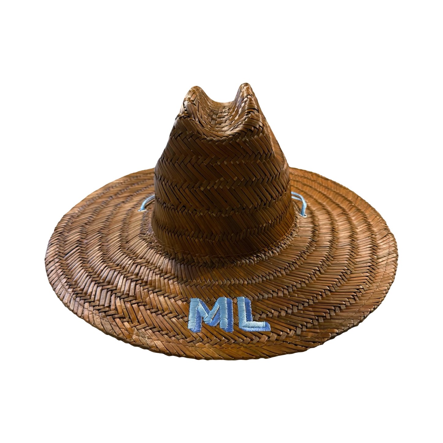 Embroidered Straw Hat