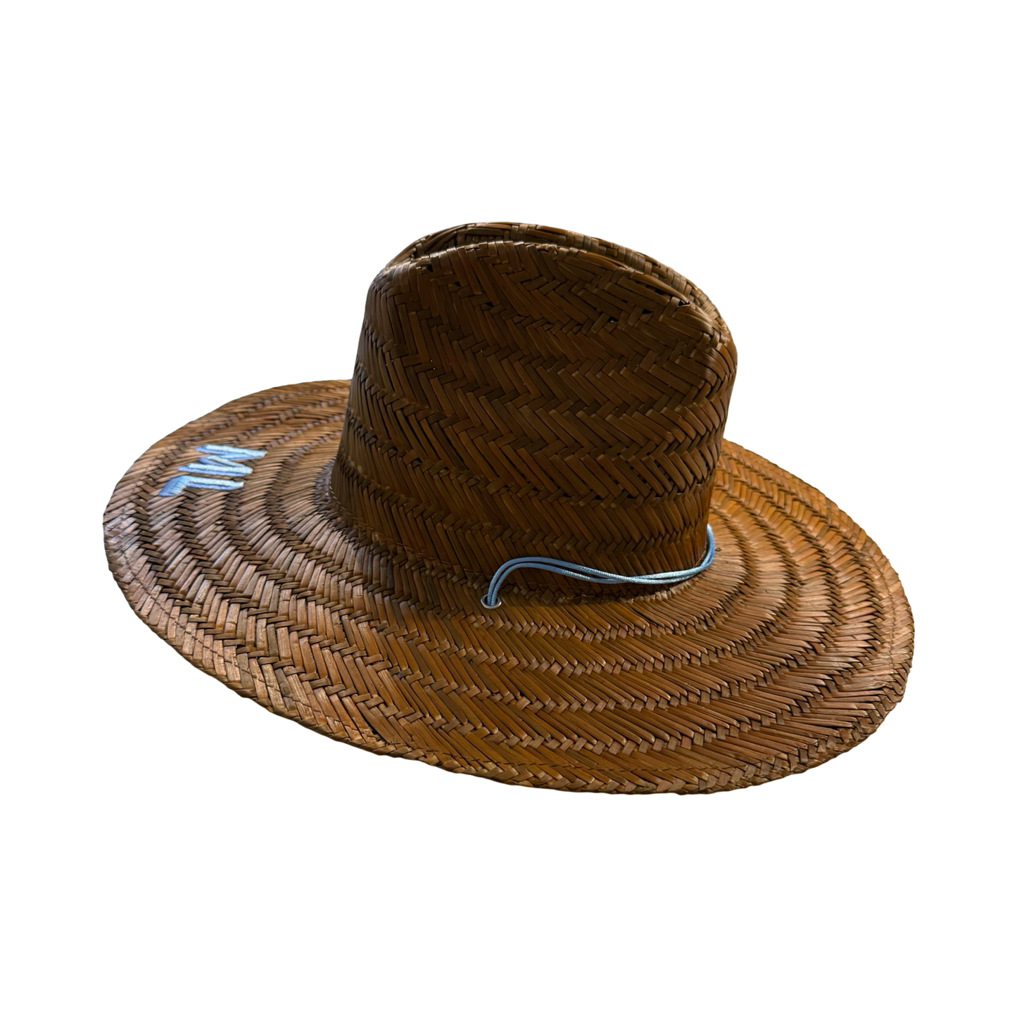 Embroidered Straw Hat
